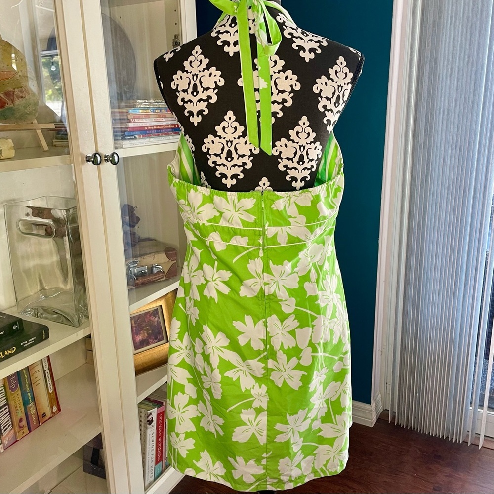 Reversible Spring Green Halter Sundress - Picture 5 of 10